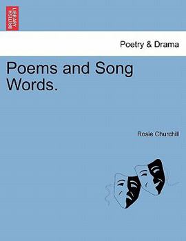 Paperback Poems and Song Words. Book