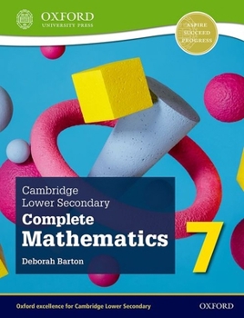 Misc. Cambridge Lower Secondary Complete Mathematics 7 Student Book (Second Edition) Book