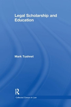 Paperback Legal Scholarship and Education Book