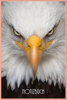 Paperback Adler Notizbuch: Notizbuch, 100 Seiten, gepunktet, (6*9) [German] Book