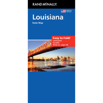 Loose Leaf Louisiana Easy to Fold State Map: Lsef Book