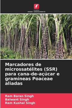 Paperback Marcadores de microssatélites (SSR) para cana-de-açúcar e gramíneas Poaceae aliadas [Portuguese] Book