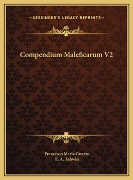 Hardcover Compendium Maleficarum V2 Book