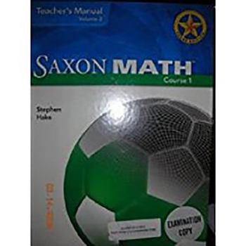 Hardcover Saxon Math Course 1 Texas: Teacher Materials Set Spanish Book