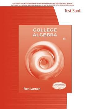Paperback Tb College Algebra Book