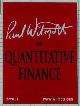 Hardcover Paul Wilmott on Quantitative Finance Book