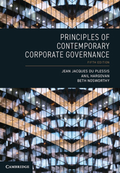 Paperback Principles of Contemporary Corporate Governance Book