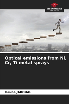 Optical emissions from Ni, Cr, Ti metal sprays