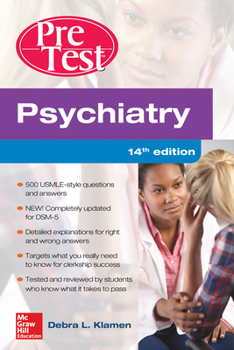 Paperback Psychiatry Pretest Self-Assessment and Review, 14th Edition Book