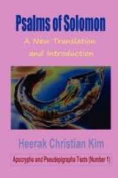 Paperback Psalms of Solomon: A New Translation and Introduction Book
