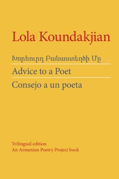 Paperback Advice to a Poet Book