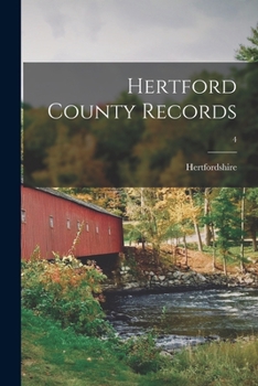 Paperback Hertford County Records; 4 Book