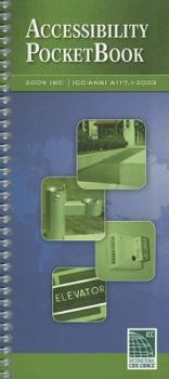 Spiral-bound Accessibility PocketBook: 2009 IBC: ICC/ANSI A117.1-2003 Book