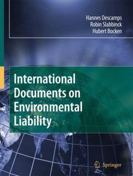 Paperback International Documents on Environmental Liability Book