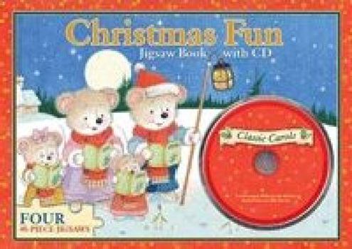 Hardcover Christmas Fun Jigsaw Book w/ CD Book