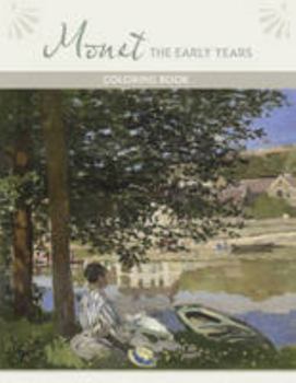 Paperback Monet the Early Years Coloring Book