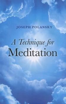 Paperback A Technique for Meditation Book