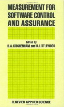 Hardcover Measurement for Software Control and Assurance Book