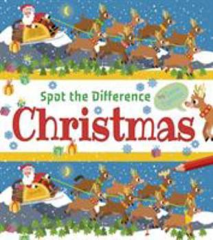Paperback Spot the Difference Christmas Book