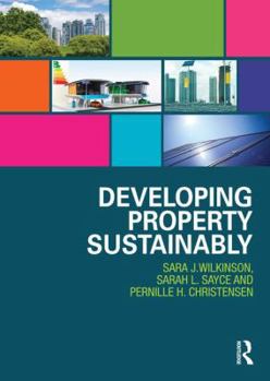 Hardcover Developing Property Sustainably Book
