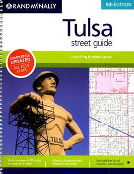 Spiral-bound Rand McNally Tulsa Street Guide: Including Broken Arrow Book