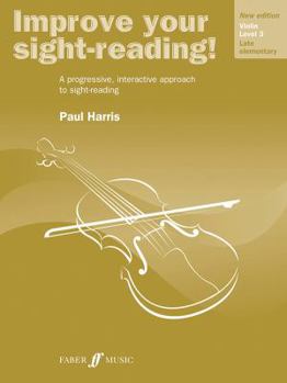 Paperback Improve Your Sight-Reading! Violin, Level 3: A Progressive, Interactive Approach to Sight-Reading Book