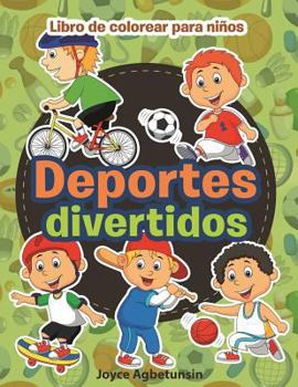 Paperback Deportes divertidos: Libro de colorear para ninos [Spanish] Book