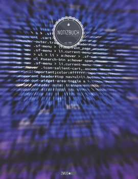 ZMUDACE Notizbuch Punktraster: in DIN A4 Softcover ZP212 Programmiercode 156 leere gepunktete Seiten mit pers�nlichem Register + Seitenzahlen Zeichenbuch, Skizzenbuch, Dot Grid Notebook, Malbuch, Noti