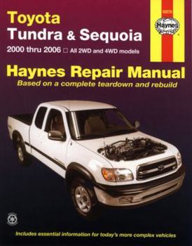 Paperback Toyota Tundra & Sequoia: 2000 Thru 2006 Book