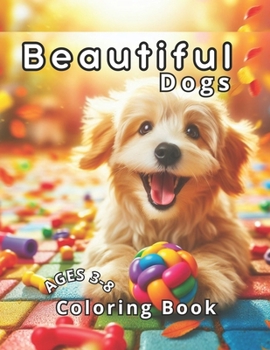 Beautiful Dogs Coloring Book: With 50 charming illustrations of a variety of dog breeds, from adorable puppies to majestic canines, each page provid