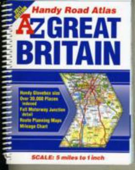Spiral-bound Great Britain Handy Road Atlas Book