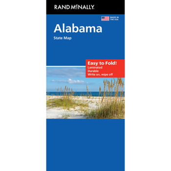 Loose Leaf Rand McNally Easy to Fold: Alabama State Laminated Map Book
