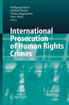 Paperback International Prosecution of Human Rights Crimes Book