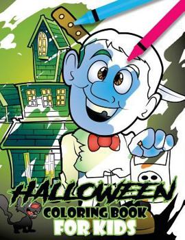 Paperback Halloween Coloring Book for Kids Book