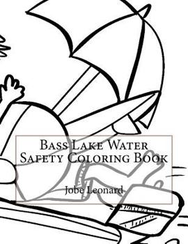 Paperback Bass Lake Water Safety Coloring Book
