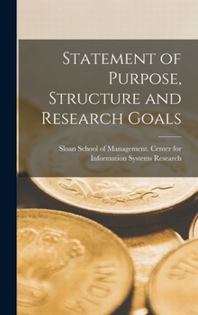 Hardcover Statement of Purpose, Structure and Research Goals Book