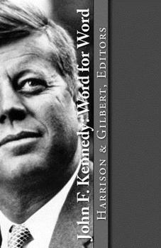 Paperback John F. Kennedy: Word for Word Book
