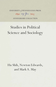Hardcover Studies in Political Science and Sociology Book