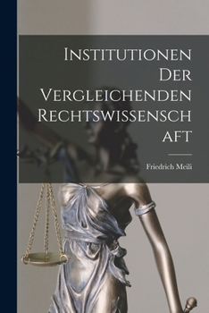 Paperback Institutionen der Vergleichenden Rechtswissenschaft Book