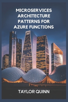 Paperback Microservices architecture patterns for azure functions Book