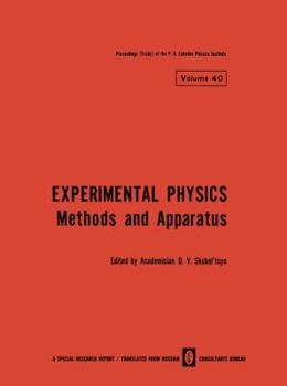 Paperback Experimental Physics: Methods and Apparatus Book