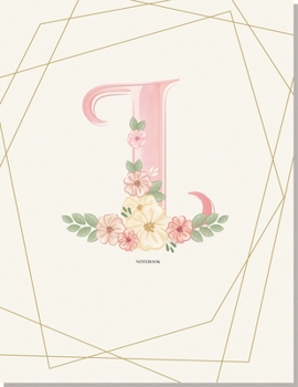 Paperback I Flower: for Girl Women Girlfriend MoM Grandmother and Yourself, pink floral notebook 8.5 x 11 120 page (Composition Book Journ Book