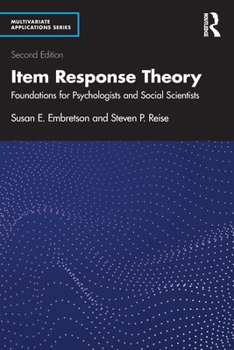 Paperback Item Response Theory: Foundations for Psychologists and Social Scientists Book