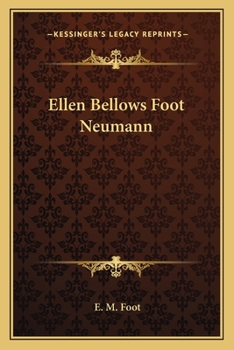 Paperback Ellen Bellows Foot Neumann Book