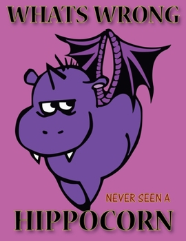 Paperback HippoCorn: Journal and Notebook for Girls Unicorn - Composition Size (8.5"x11") With Lined and Blank Pages, Perfect for Journal, Book