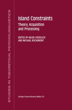 Paperback Island Constraints: Theory, Acquisition and Processing Book