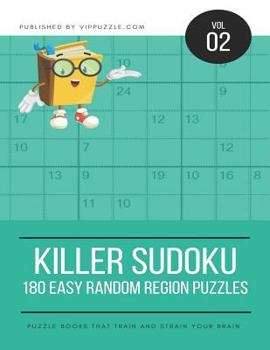 Paperback Killer Sudoku - 180 Easy Random Region Puzzles Book