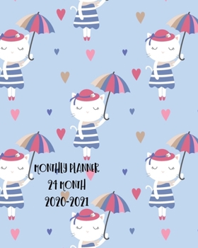 Monthly Planner, 24 Month, 2020-2021: Scheduler and Organizer