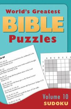Paperback World's Greatest Bible Puzzles--Volume 10 (Sudoku) Book