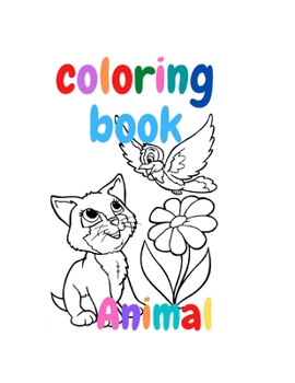 Paperback coloring book animal Book